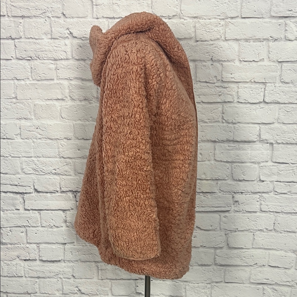 Warm Rose Gold Teddy Jacket - Picture 8 of 8